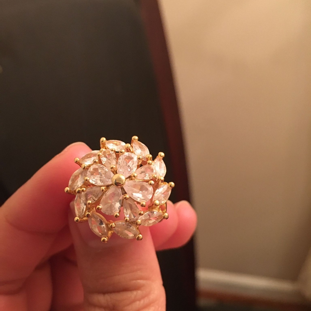 White stone ring